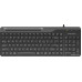 Клавиатура A4Tech Fstyler FK25 Slim (цвет- черный-серый) (стандартная для ПК, интерфейс подключения - USB, кабель 1.5 м)
