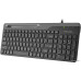 Клавиатура A4Tech Fstyler FK25 Slim (цвет- черный-серый) (стандартная для ПК, интерфейс подключения - USB, кабель 1.5 м)