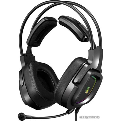 Наушники с микрофоном A4Tech Bloody G575P (мониторные (охватывающие), геймерские, 20-20000 Гц, кабель 2 м, черные)