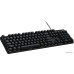 Клавиатура Logitech G413 SE (920-010438)  (игровая для ПК, механическая, ход тактильные, металлическая верхняя панель, интерфейс подключения - USB-A, подсветка, кириллица: да, цвет черный)