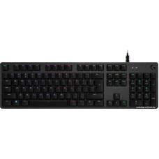 Клавиатура Logitech G512 (920-009351) (игровая для ПК, механическая, Logitech GX Brown Tactile, ход тактильные/с громким кликом, металлическая верхняя панель, интерфейс подключения - USB-A, подсветка, кириллица: да, USB-хаб, цвет черный ) Клавиатура Logitech G512 (920-009351) (игровая для ПК, механическая, Logitech GX Brown Tactile, ход тактильные/с громким кликом, металлическая верхняя панель, интерфейс подключения - USB-A, подсветка, кириллица: да, USB-хаб, цвет черный )