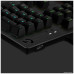 Клавиатура Logitech G512 (920-009351)  (игровая для ПК, механическая, Logitech GX Brown Tactile, ход тактильные/с громким кликом, металлическая верхняя панель, интерфейс подключения - USB-A, подсветка, кириллица: да, USB-хаб, цвет черный  )