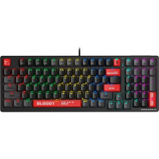 Клавиатура A4Tech Bloody S98 RED (игровая для ПК, механическая, ход линейный, пластик, интерфейс подключения - USB-A) Клавиатура A4Tech Bloody S98 RED (игровая для ПК, механическая, ход линейный, пластик, интерфейс подключения - USB-A)