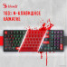 Клавиатура A4Tech Bloody S98 RED (игровая для ПК, механическая, ход линейный, пластик, интерфейс подключения - USB-A)