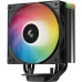 Кулер DeepCool AG400 BK ARGB V2 (R-AG400-BKAMMN-GJD) LGA1851/1700/1200/115X/AM5/AM4 (18шт/кор, TDP 220W, PWM, ARGB Fan 120mm, 4 тепл. трубки, черный) RET