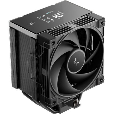 Кулер Deepcool AK700 DIGITAL NYX (R-AK700-BKNNMN-GJD-1) LGA1851/1700/1200/115X/AM5/AM4 (9шт/кор, TDP 260W, PWM, Fan 120mm, 7 тепл. трубок, Copper Base, чёрный) RET