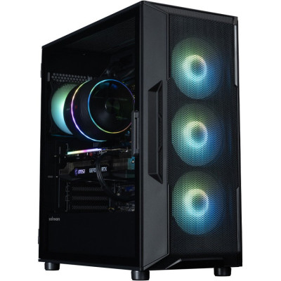 Корпус ATX Без БП Zalman i3 Neo ARGB V2 (Tempered Glass, 1xUSB 2.0, 2xUSB-A 3.2 5Гбит/с, 4x120mm FRGB FAN, 2х3,5, 3х2.5, HD Audio+Mic, VGA MAX 400mm, CPU MAX 160mm, пылевые фильтры) Black