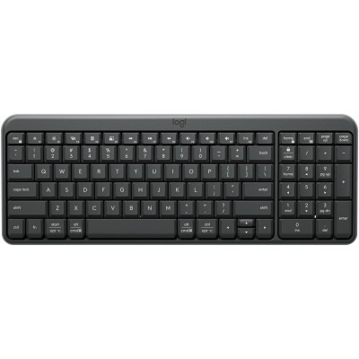 Клавиатура Беспроводная Logitech K250 (920-013452)(стандартная для ПК/для компьютеров Apple/для iPad/для устройств Android, мембранная, пластик, интерфейс подключения - Bluetooth, кириллица: да, цвет черный )