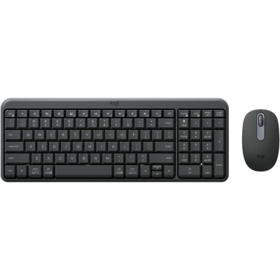 Комплект БЕСПРОВОДНОЙ Клавиатура + мышь Logitech MK250 (920-013853) (офисный набор, для ПК/для компьютеров Apple/для планшетов/для смартфонов, клавиатура + мышь, русская раскладка: да,  цвет графит)