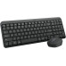 Комплект БЕСПРОВОДНОЙ Клавиатура + мышь Logitech MK250 (920-013853) (офисный набор, для ПК/для компьютеров Apple/для планшетов/для смартфонов, клавиатура + мышь, русская раскладка: да,  цвет графит)