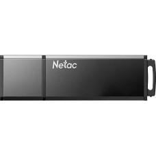 USB3.2 128Gb Netac U351 (NT03U351N-128G-32BK) USB 3.2 Type-A, пластик, с колпачком, черный