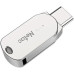 USB3.2 32Gb Netac U785C NT03U785C-032G-32PN (32 ГБ, USB 3.2 Gen 1 Type-A/Type-C (5 Гбит/сек), раскладной корпус, металл, цвет серебристый)