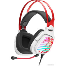 Наушники с микрофоном A4tech Bloody G560 белый/красный (наушники с микрофоном, мониторные (охватывающие), геймерские, 20