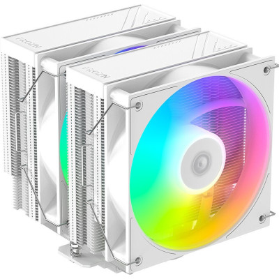 Кулер ID-Cooling FROZN A620 PRO XE ARGB SNOW LGA1851/1700/1200/115X/AM5/AM4 (8шт/кор, TDP 260W, PWM, белый, 6 тепл.трубок + медная база, DUAL ARGB FAN 120mm) RET