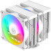 Кулер ID-Cooling FROZN A620 PRO XE ARGB SNOW LGA1851/1700/1200/115X/AM5/AM4 (8шт/кор, TDP 260W, PWM, белый, 6 тепл.трубок + медная база, DUAL ARGB FAN 120mm) RET