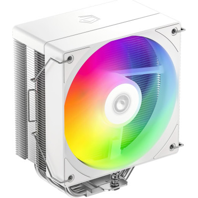 Кулер ID-Cooling SE-214-XT V2 ARGB WHITE LGA 1700/1200/1151/1150/1155/1156/AM5/AM4 (16шт/кор, TDP 200W, PWM, 4 тепл.трубки прямого контакта, FAN 120mm 500-1500RPM,белый) (Только В СОСТАВЕ ПЭВМ)