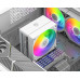 Кулер ID-Cooling SE-214-XT V2 ARGB WHITE LGA 1700/1200/1151/1150/1155/1156/AM5/AM4 (16шт/кор, TDP 200W, PWM, 4 тепл.трубки прямого контакта, FAN 120mm 500-1500RPM,белый) (Только В СОСТАВЕ ПЭВМ)