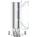 Кулер ID-Cooling SE-214-XT V2 ARGB WHITE LGA 1700/1200/1151/1150/1155/1156/AM5/AM4 (16шт/кор, TDP 200W, PWM, 4 тепл.трубки прямого контакта, FAN 120mm 500-1500RPM,белый) (Только В СОСТАВЕ ПЭВМ)