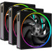 Вентилятор 120mm ID-Cooling MF-1230-ARGB-K TRIO (3 in 1) 120x120x30мм (12шт./кор, PWM, резиновые углы, ARGB, 500-2300об/мин) BOX Вентилятор 120mm ID-Cooling MF-1230-ARGB-K TRIO (3 in 1) 120x120x30мм (12шт./кор, PWM, резиновые углы, ARGB, 500-2300об/мин) BOX
