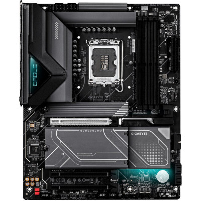 MB Gigabyte Z890 EAGLE PLUS Soc-1851 (Z890) 3xPCI-Ex16 4xM.2 2.5GbE LAN 3xARGB+RGB RAID 0/1/5/10 4xDDR5 9466MHz+ Type-C+DP ATX RTL